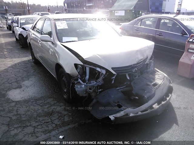 JTDBE32K830177572 - 2003 TOYOTA CAMRY LE/XLE Ոսկեգույն լուսանկար 1