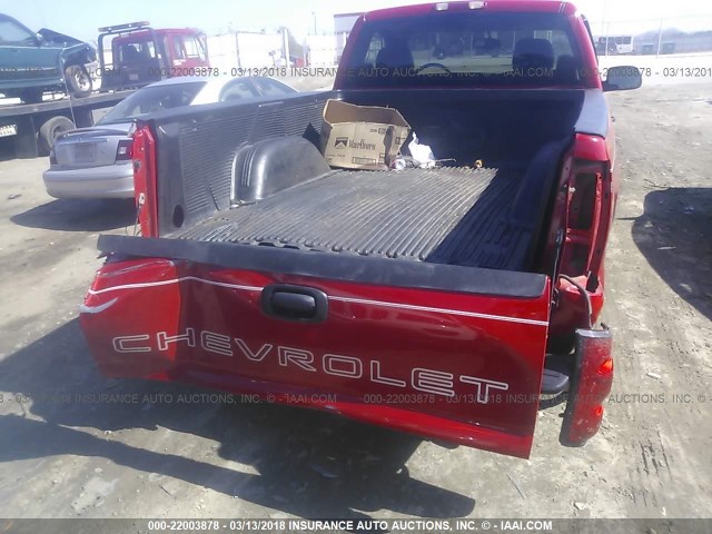 1GCEK14V25Z244473 - 2005 CHEVROLET SILVERADO K1500 RED photo 6