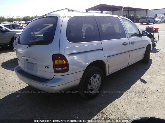 2FMZA5145WBD63576 - 1998 FORD WINDSTAR WAGON SILVER photo 4