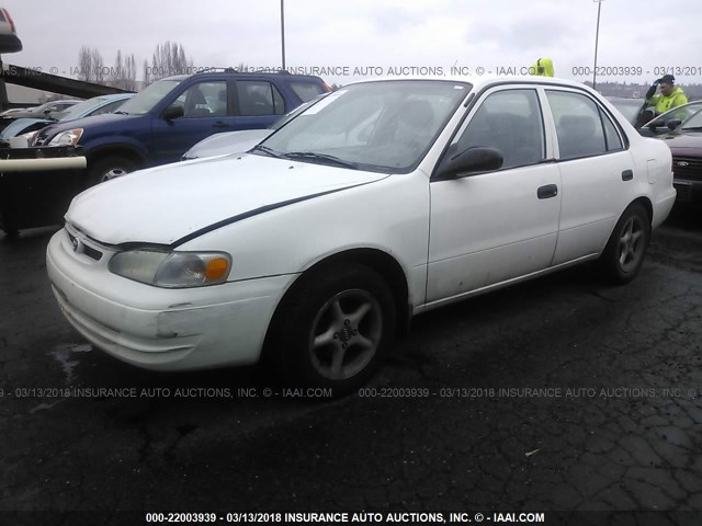 1NXBR12E4YZ345965 - 2000 TOYOTA COROLLA VE/CE/LE 白色 照片 2