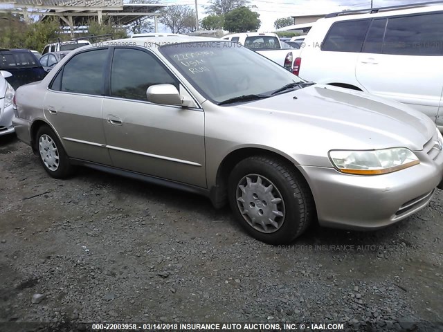 JHMCG56422C020671 - 2002 HONDA ACCORD LX GOLD photo 1