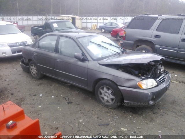 KNAFB121635285002 - 2003 KIA SPECTRA LS GRAY photo 1