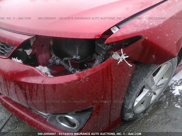 4T1BF1FK2DU643644 - 2013 TOYOTA CAMRY L/SE/LE/XLE Qırmızı foto 6