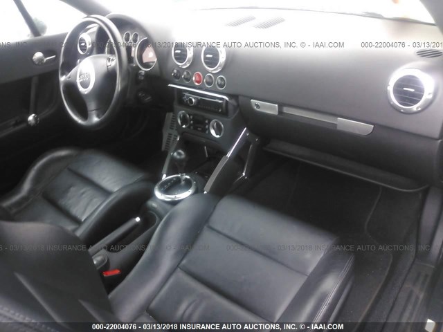 TRUSC28N231019617 - 2003 AUDI TT GRAY photo 5