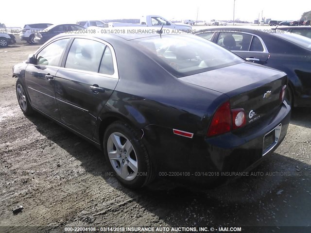 1G1ZB5EB5AF230830 - 2010 CHEVROLET MALIBU LS 黑色 照片 3
