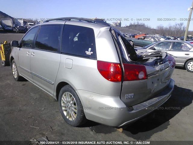 5TDBK22C39S023692 - 2009 TOYOTA SIENNA XLE/XLE LIMITED SILVER photo 3