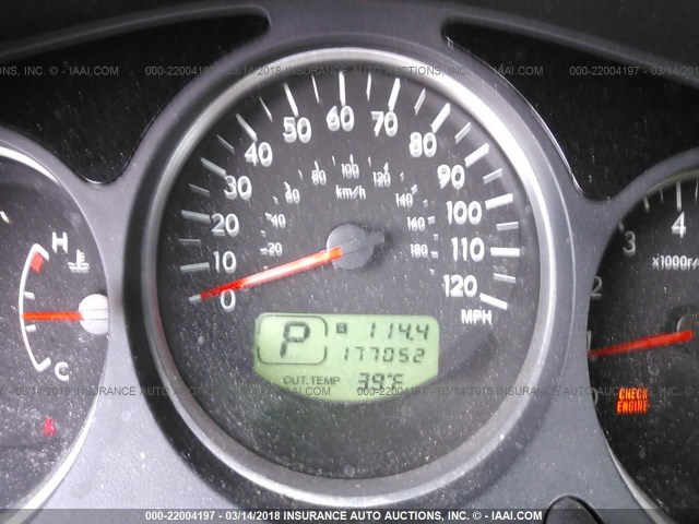 JF1SG65625H726607 - 2005 SUBARU FORESTER 2.5XS ვერცხლისფერი ფოტო 7