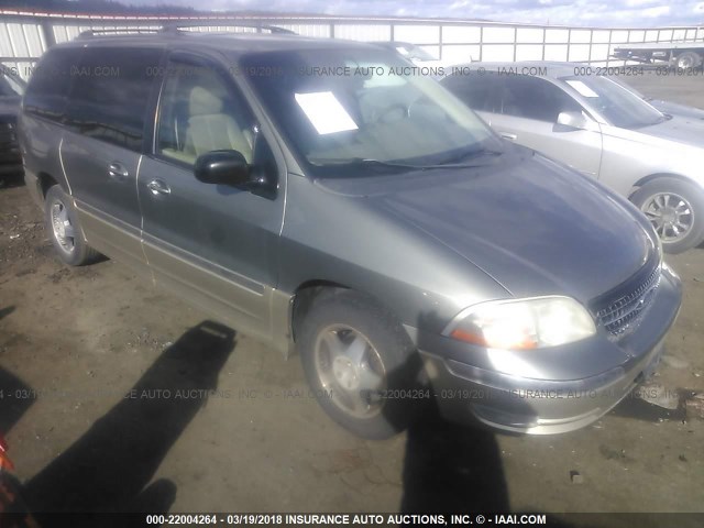 2FMDA5341YBA75693 - 2000 FORD WINDSTAR SEL GREEN photo 1