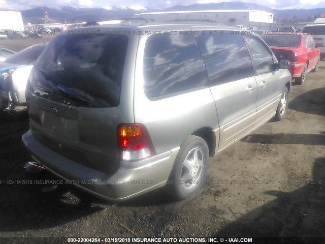 2FMDA5341YBA75693 - 2000 FORD WINDSTAR SEL GREEN photo 4