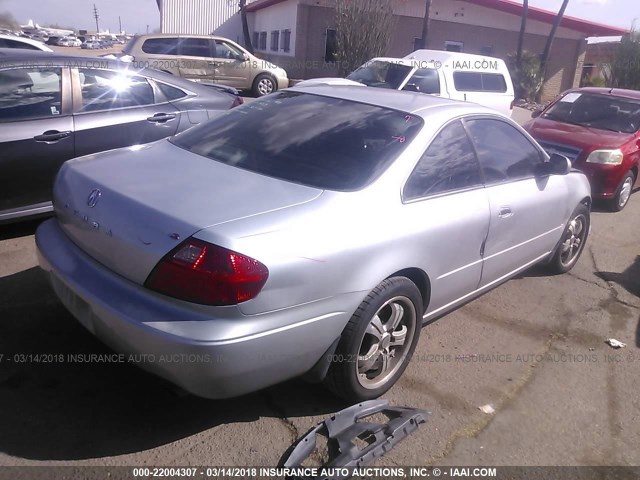 19UYA42611A035880 - 2001 ACURA 3.2CL TYPE-S SILVER photo 4
