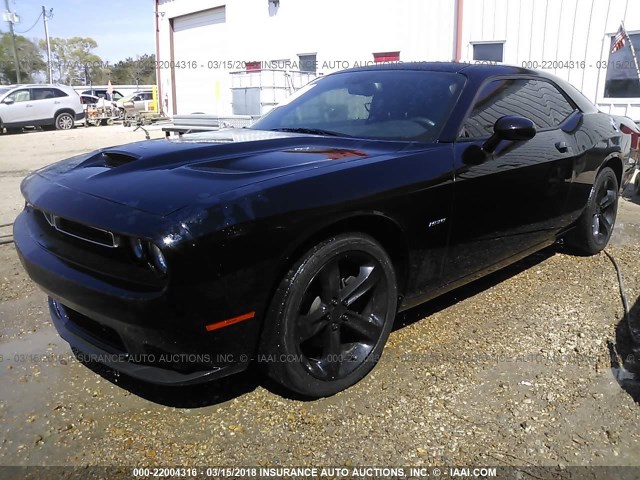 2C3CDZAT8FH747319 - 2015 DODGE CHALLENGER SXT BLACK photo 2