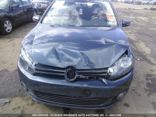 WVWNM7AJ5DW088069 - 2013 VOLKSWAGEN GOLF 蓝色 照片 6