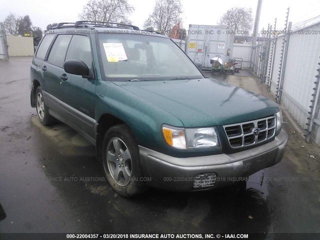 JF1SF6555XH700662 - 1999 SUBARU FORESTER S/S LIMITED GREEN photo 1