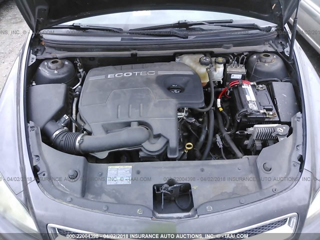 1G1ZC5E05A4162942 - 2010 CHEVROLET MALIBU 1LT 灰色 照片 10