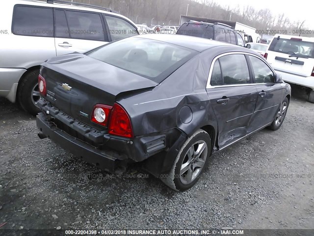 1G1ZC5E05A4162942 - 2010 CHEVROLET MALIBU 1LT 灰色 照片 4