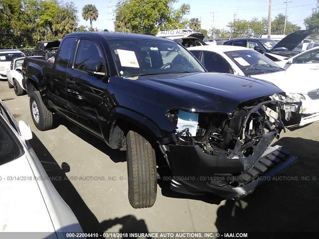 5TFRX5GN9HX089474 - 2017 TOYOTA TACOMA ACCESS CAB/SR/SR5 BLACK photo 1