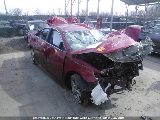 4T1BF1FK5DU700869 - 2013 TOYOTA CAMRY L/SE/LE/XLE 红色 照片 1