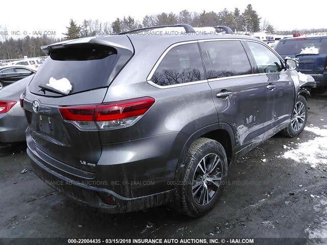 5TDBZRFHXHS442258 - 2017 TOYOTA HIGHLANDER LE/LE PLUS 灰色 照片 4