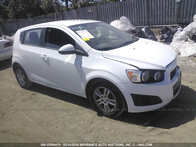 1G1JA6SH9C4163470 - 2012 CHEVROLET SONIC LS 白色 照片 1