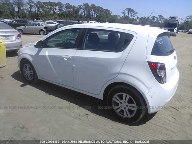 1G1JA6SH9C4163470 - 2012 CHEVROLET SONIC LS 白色 照片 3