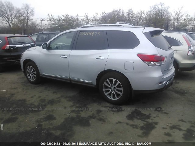 5N1AR2MM5DC613394 - 2013 NISSAN PATHFINDER S/SV/SL/PLATINUM 银色 照片 3