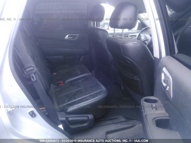 5N1AR2MM5DC613394 - 2013 NISSAN PATHFINDER S/SV/SL/PLATINUM 银色 照片 8