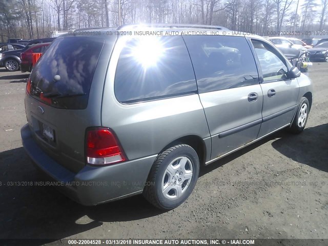 2FMZA51665BA76165 - 2005 FORD FREESTAR SE GRAY photo 4