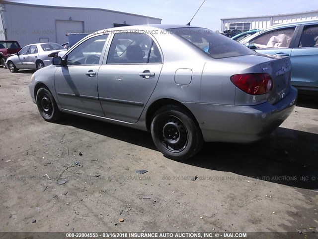 JTDBR32E342027129 - 2004 TOYOTA COROLLA CE/LE BEIGE photo 3