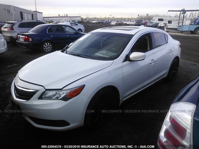 19VDE1F37EE000627 - 2014 ACURA ILX 20 WHITE photo 2