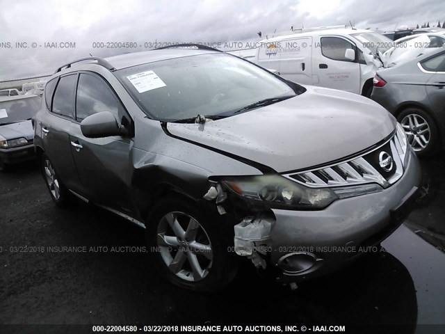 JN8AZ18W99W128664 - 2009 NISSAN MURANO S/SL/LE GRAY photo 1