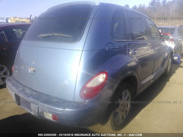 3A8FY68B17T531516 - 2007 CHRYSLER PT CRUISER LIMITED Light Blue photo 4