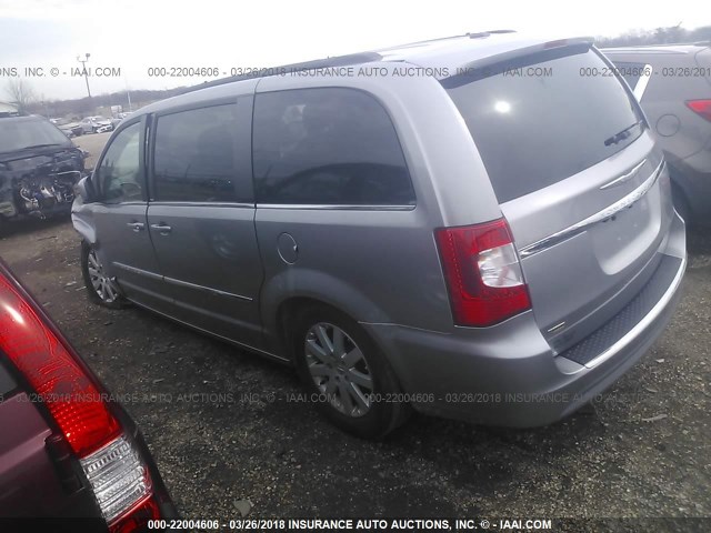 2C4RC1BG4DR744565 - 2013 CHRYSLER TOWN & COUNTRY TOURING SILVER photo 3