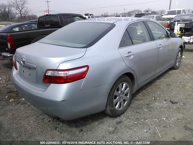 JTNBE46K873109871 - 2007 TOYOTA CAMRY NEW GENERAT CE/LE/XLE/SE SILVER photo 4