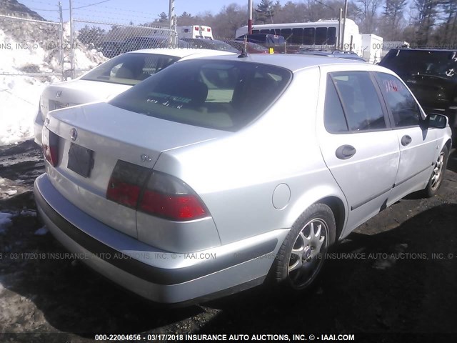 YS3ED48E813021365 - 2001 SAAB 9-5 SILVER photo 4