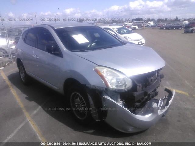 JN8AS5MT4DW501710 - 2013 NISSAN ROGUE S/SV SILVER photo 1