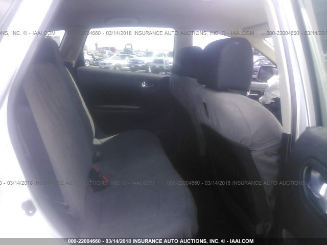 JN8AS5MT4DW501710 - 2013 NISSAN ROGUE S/SV SILVER photo 8