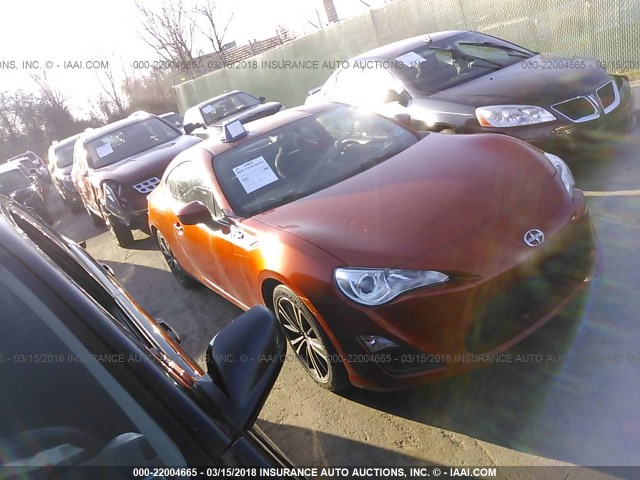 JF1ZNAA1XD1701026 - 2013 TOYOTA SCION FR-S ნარინჯისფერი ფოტო 1