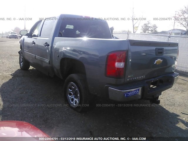 3GCPCREA0CG107996 - 2012 CHEVROLET SILVERADO C1500  LS BLUE photo 3