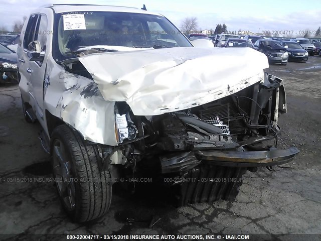 1GYFK63818R245867 - 2008 CADILLAC ESCALADE LUXURY WHITE photo 6