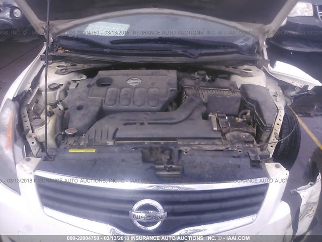 1N4AL21E48C280264 - 2008 NISSAN ALTIMA 2.5/2.5S WHITE photo 10