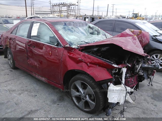 4T1BF1FK8CU625129 - 2012 TOYOTA CAMRY SE/LE/XLE 红色 照片 1