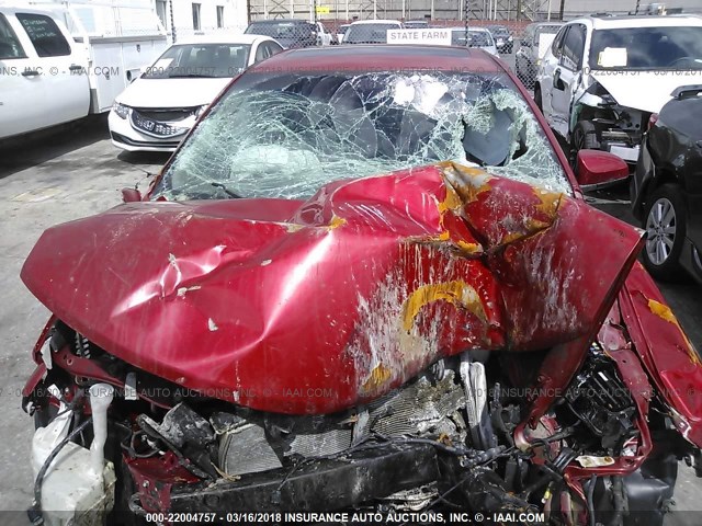 4T1BF1FK8CU625129 - 2012 TOYOTA CAMRY SE/LE/XLE 红色 照片 6