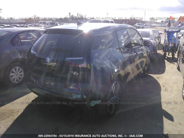 WBY1Z4C52GV507065 - 2016 BMW I3 REX GRAY photo 4