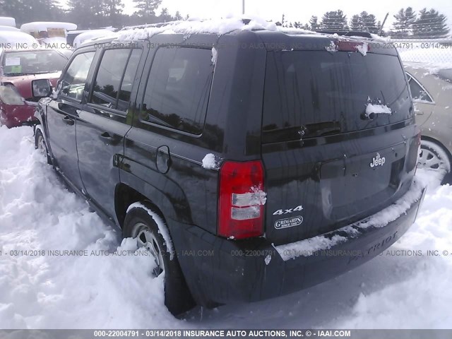 1J4NF1GB9AD642920 - 2010 JEEP PATRIOT SPORT BLACK photo 3