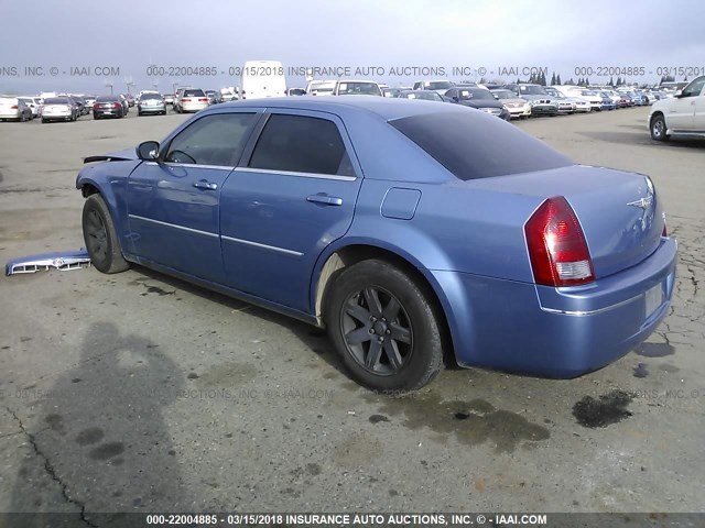 2C3KA53GX7H832564 - 2007 CHRYSLER 300 TOURING BLUE photo 3