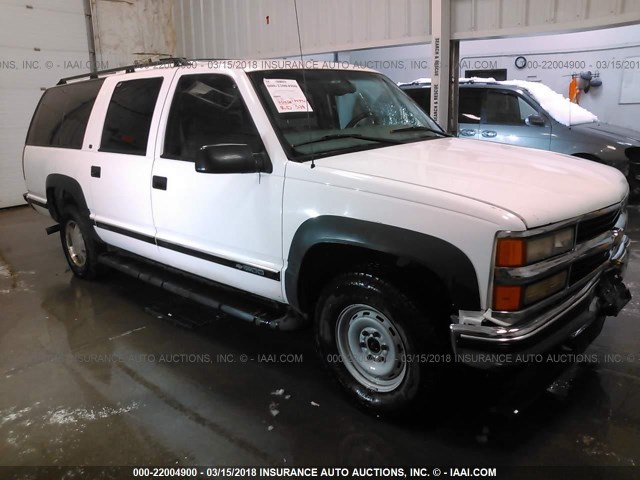 1GNFK16R7WJ316831 - 1998 CHEVROLET SUBURBAN K1500 WHITE photo 1