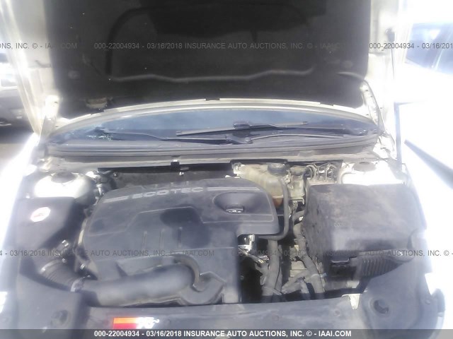 1G1ZH57B58F168139 - 2008 CHEVROLET MALIBU 1LT 白色 照片 10