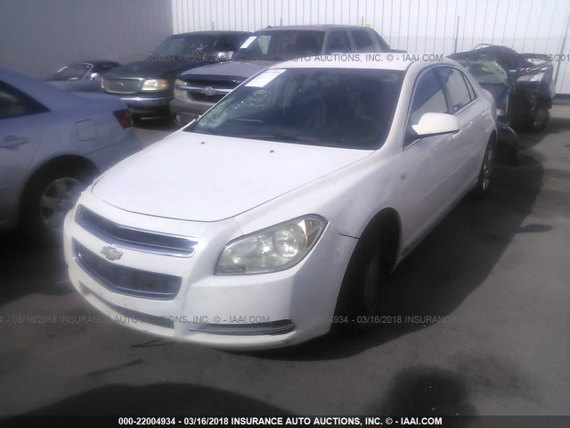 1G1ZH57B58F168139 - 2008 CHEVROLET MALIBU 1LT 白色 照片 2