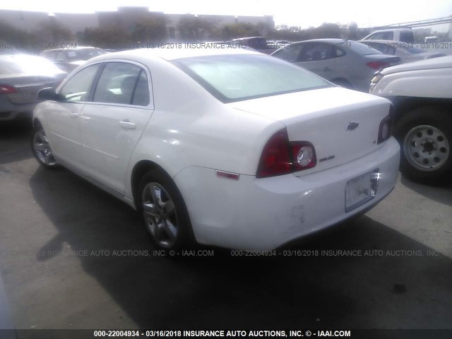 1G1ZH57B58F168139 - 2008 CHEVROLET MALIBU 1LT 白色 照片 3