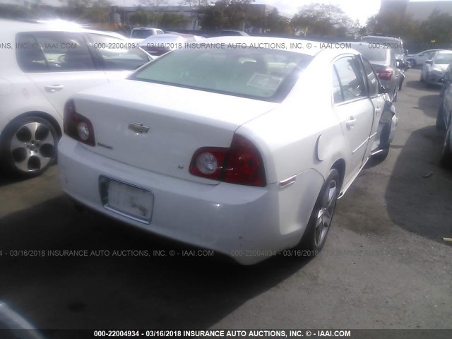 1G1ZH57B58F168139 - 2008 CHEVROLET MALIBU 1LT 白色 照片 4